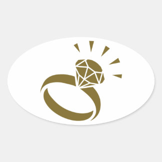 Diamond Ring Stickers | Zazzle