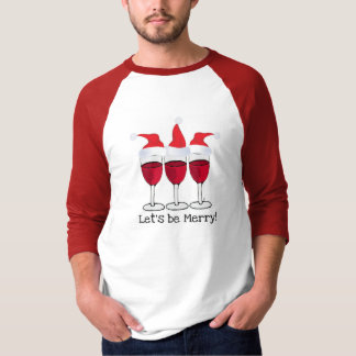 xmas wine t shirts