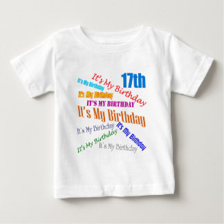 17th Birthday T-Shirts & Shirt Designs | Zazzle