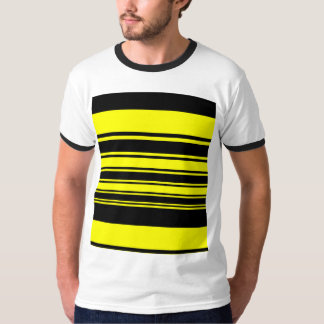 yellow and black striped t shirts