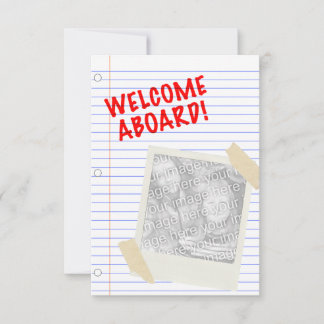 Welcome Aboard Cards | Zazzle