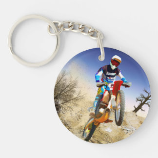 motocross boot keychain