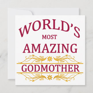Godmother Birthday Cards | Zazzle