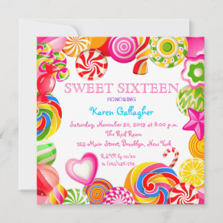 Candyland Party Invitations & Announcements | Zazzle