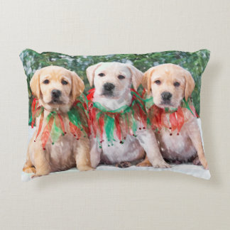 yellow lab throw pillows