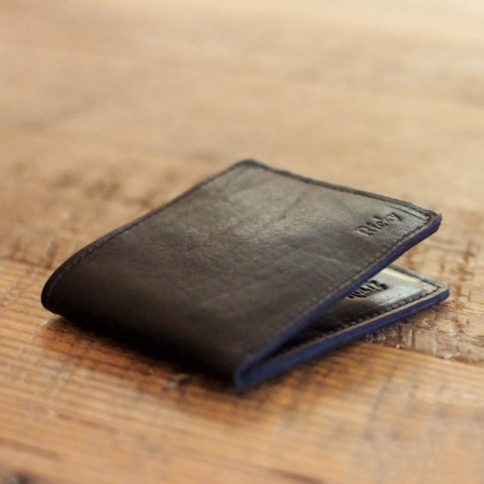Personalized Black Leather Bifold Wallet | Zazzle