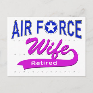 retirement force cards air postcards