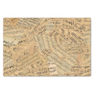 Pieces of Vintage Music POMV Tissue Paper