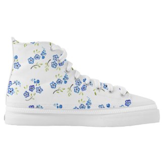 Floral Watercolor Printed Shoes