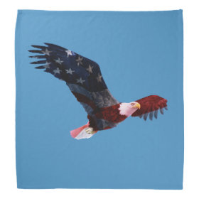 Patriotic Bald Eagle Bandana