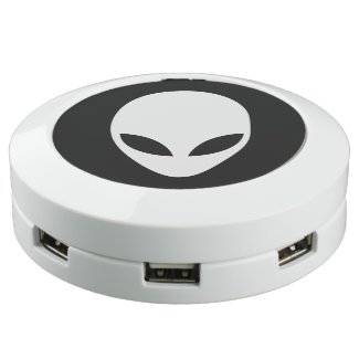 Black And White Alien USB Charging Station