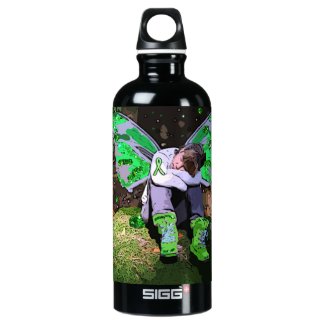 Lyme Disease Warrior Angel or Fairy Water Bottle