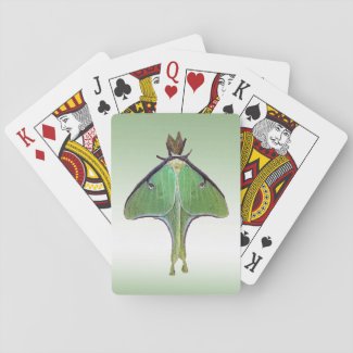 Luna Moth Playing Cards