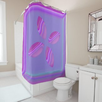 Purple Purple Purple Shower Curtain