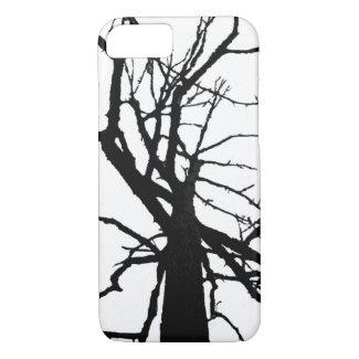 Tree Top Black and White Abstract iPhone 7 Case