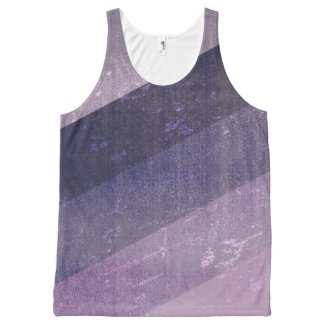Purple Sash All-Over Print Tank Top