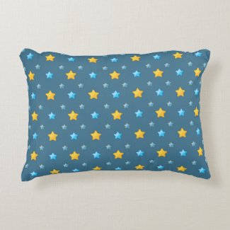 Cute stars decorative pillow