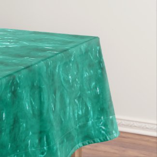 Blue Green Cellophane Tablecloth