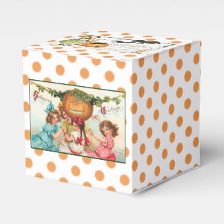 Vintage Halloween Candy Favor Box