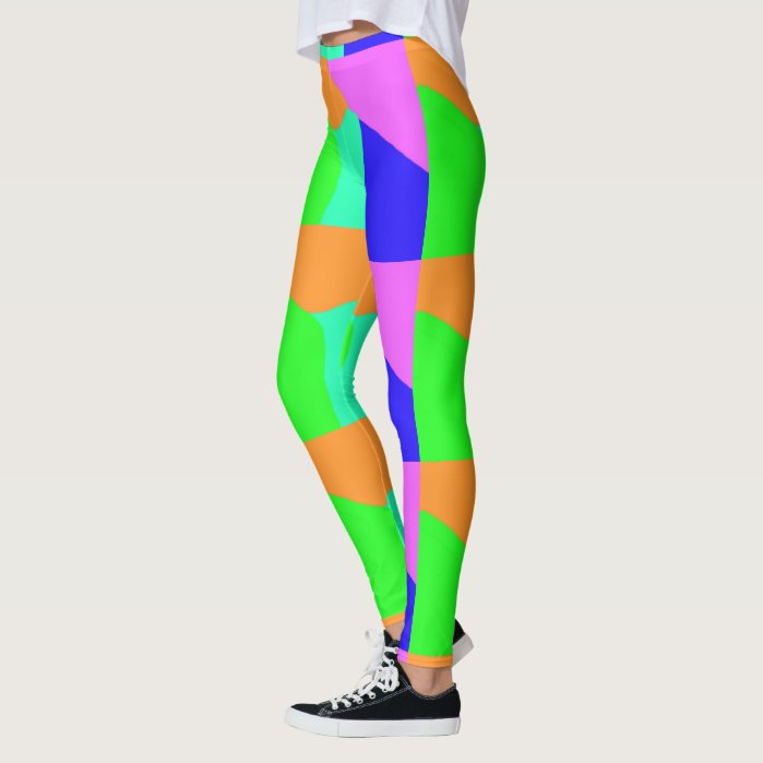 The Abstract Art Color Leggings