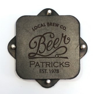 Personalized Leather Coasters, Set of 4