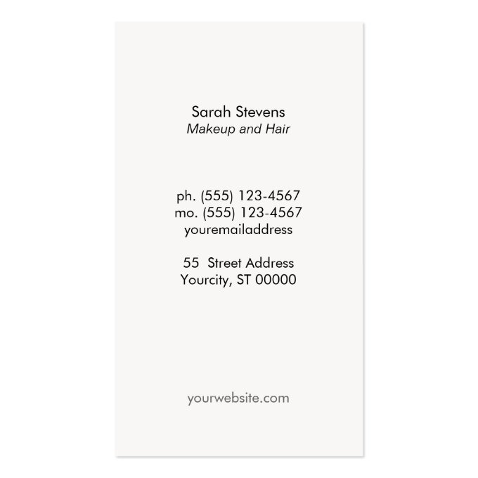 Retro Black and Gold Geometric Abstract Business Card (back side)