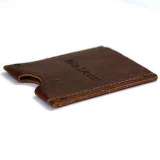Personalized Leather Card Wallet