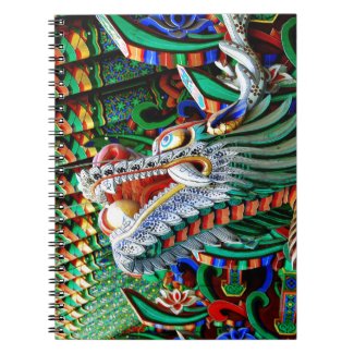 Brilliant Temple Dragon Notebook