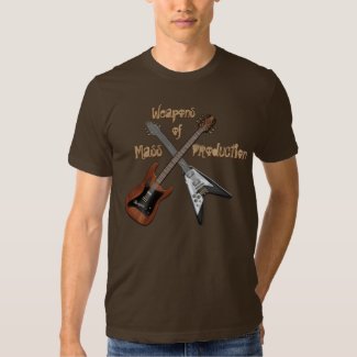 Dueling Guitars - Weapons of Mass Production Tee Shirt