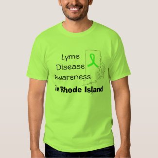 Lyme Disease Awareness Shirt in Rhode Island
