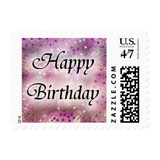 Happy Birthday Postage Stamp