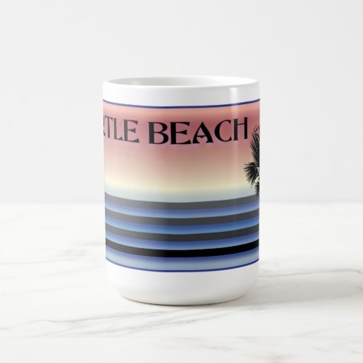 Myrtle Beach SC Palm Tree Coffee Mug