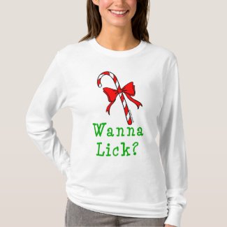 Candy Cane Wanna Lick T-Shirt