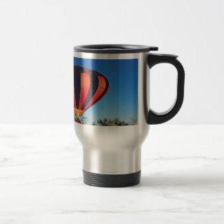 Ballooning in the outback travel mug