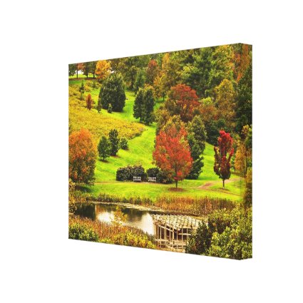 Autumn in the Park Canvas Print