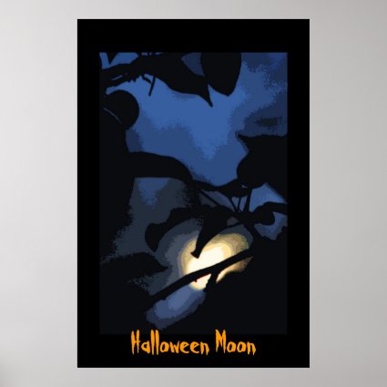 Halloween Moon Poster