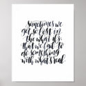 Life Quotes: Sometimes We Get So Lost In The What Poster