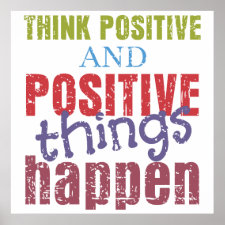 Think Positive Poster