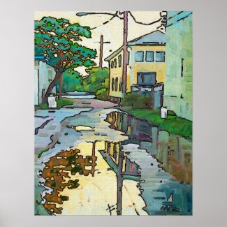 Lakeview Alley, New Orleans Art Poster