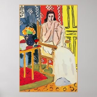 Lady Matisse with Brandy Glass Poster
