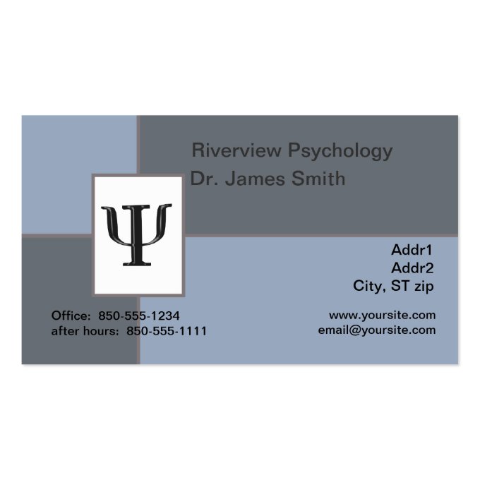 Psychologist Business Card