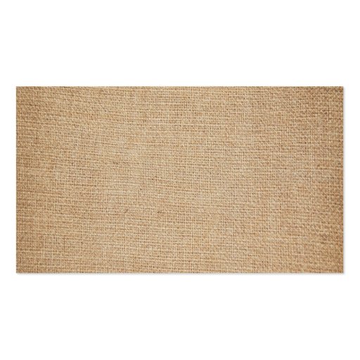Template - Burlap Background Double-Sided Standard Business Cards (Pack Of 100)