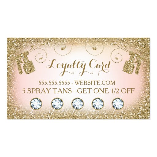 311 Spray Tan Loyalty Card Double-Sided Standard Business Cards (Pack Of 100)