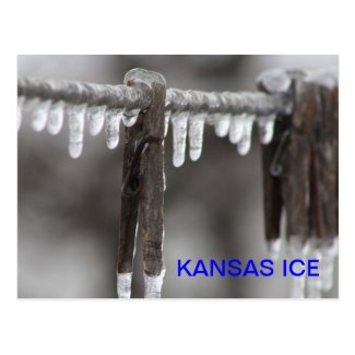 KANSAS ICE Post Card