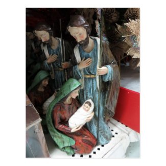 Nativity Decoration Postcard