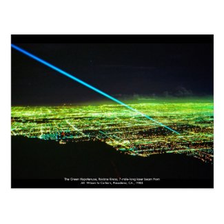 Laser Sculpture by Rockne Krebs Postcard