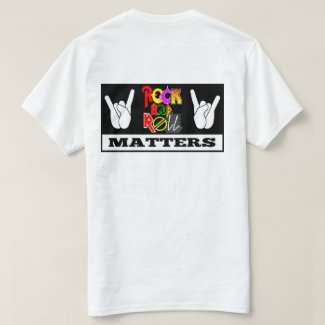 Rock and Roll Matters Men's T-Shirt (White)