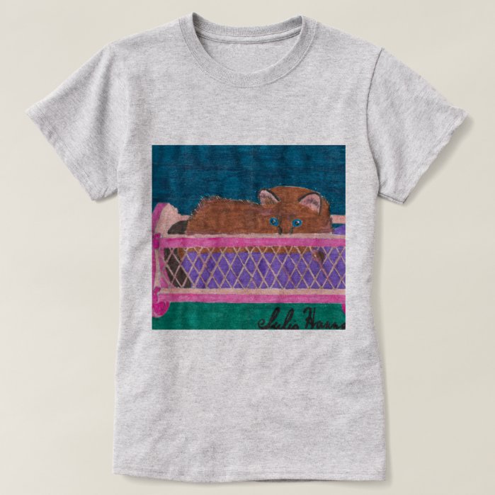 Max The Cat In The Cradle By Julia Hanna Shirt