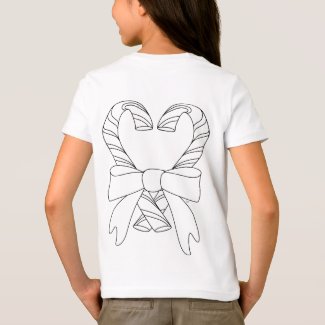 Candy Canes Coloring Shirt