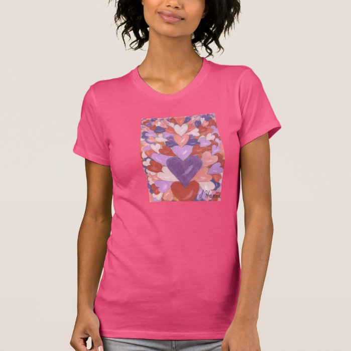 The Shiny Hearts Valentine Shirt by Julia Hanna